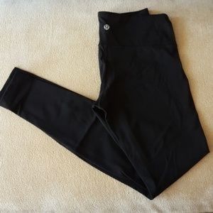 Lululemon Black Leggings, Size 6